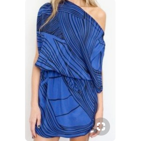 Yumi Kim Gemma Dress Off shoulder pockets Medium - Picture 3 of 8